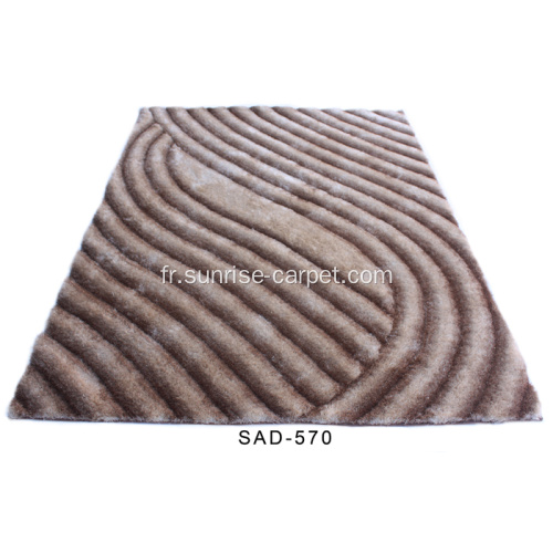 Polyester Shaggy Rugs with pofuse designs